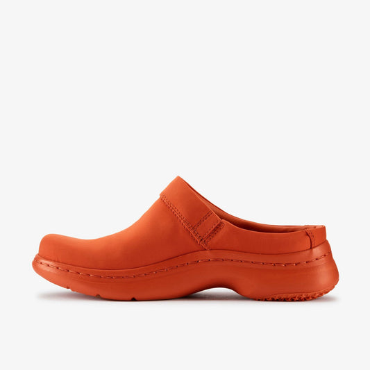 Martine Rose Clog 2 Womens Orange Textile | Clarks outlet - Women