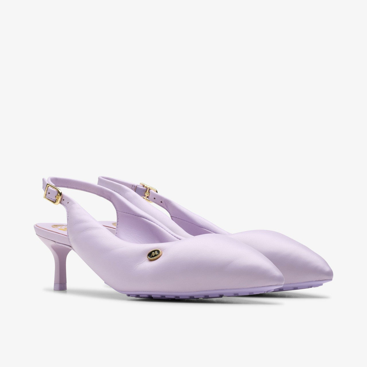 Martine Rose Sling 1 Womens Lilac Leather | Clarks discount - Women