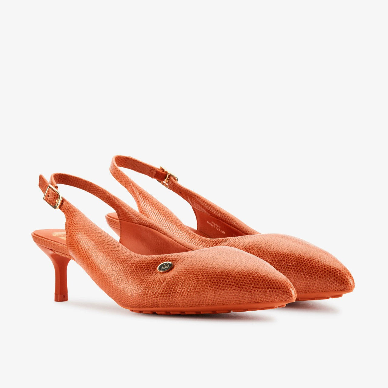 Martine Rose Sling 1 Womens Orange Interest Leather | Clarks online - Women