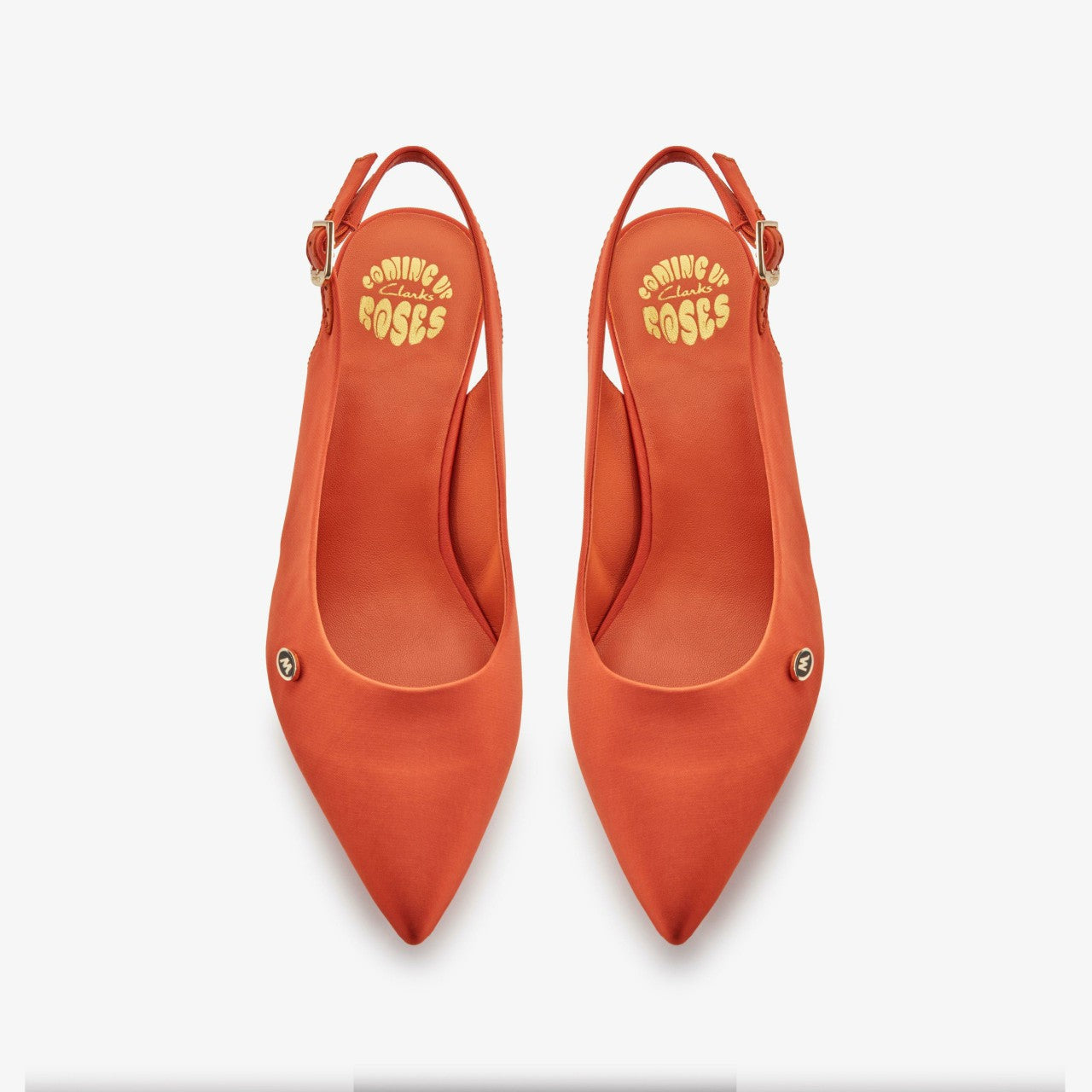 Martine Rose Sling 2 Womens Orange Textile | Clarks on Sale - Women