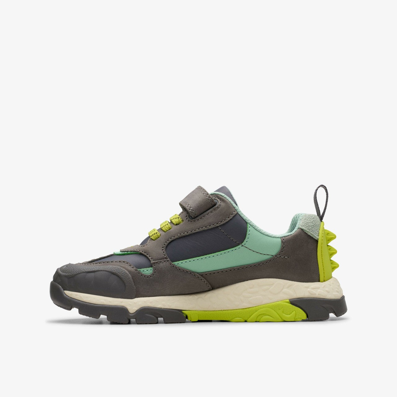 Steggy 2 Park Kid Grey / Green | Clarks on Sale - Kids