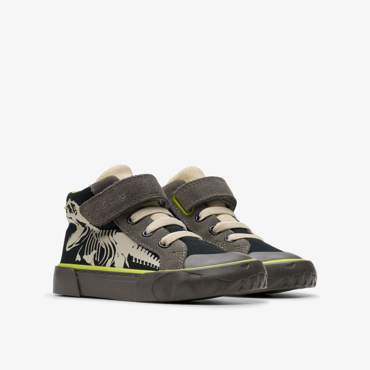 Foxing Rex Hi Toddler Black Canvas | Clarks for sale - Kids
