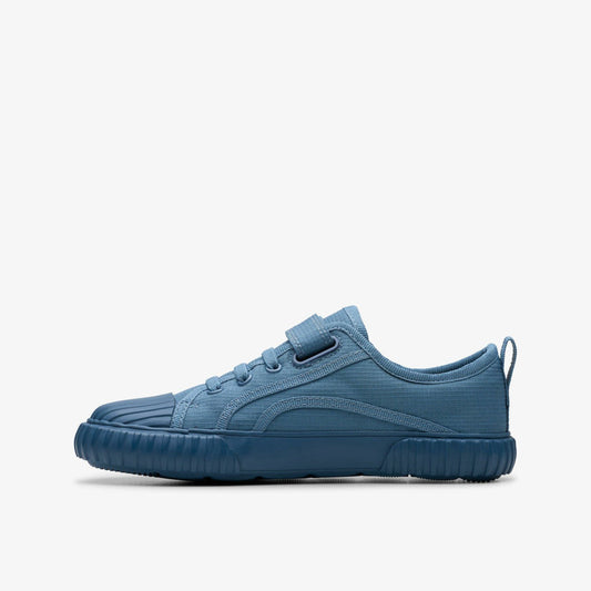 Foxing Stitch Kid Blue Fabric | Clarks for sale - Kids