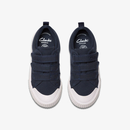 Foxing Vibe Kid Navy Canvas | Clarks outlet - Kids