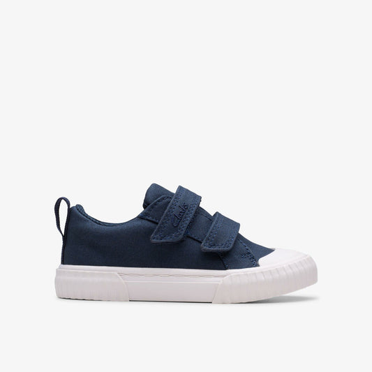 Foxing Vibe Toddler Navy Canvas | Clarks outlet - Kids
