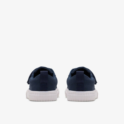 Foxing Vibe Toddler Navy Canvas | Clarks outlet - Kids