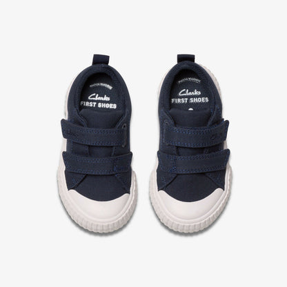 Foxing Vibe Toddler Navy Canvas | Clarks outlet - Kids
