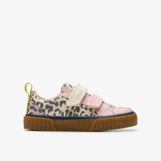 Foxing Vibe Toddler Ecru Canvas | Clarks on Sale - Kids / Babies