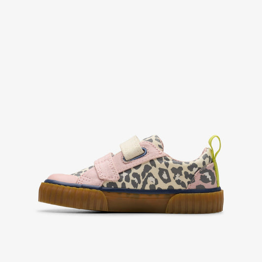 Foxing Vibe Toddler Ecru Canvas | Clarks on Sale - Kids / Babies