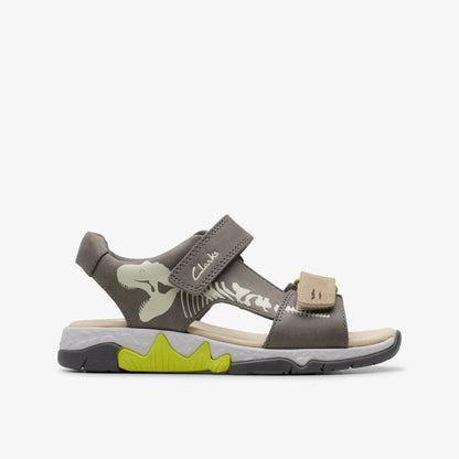 Spiney Tail Kid Grey | Clarks Sale - Kids