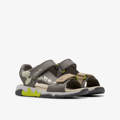 Spiney Tail Kid Grey | Clarks Sale - Kids