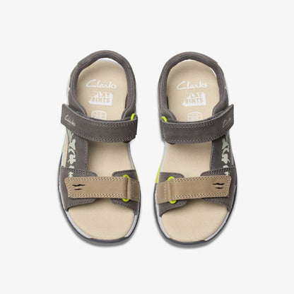 Spiney Tail Kid Grey | Clarks Sale - Kids