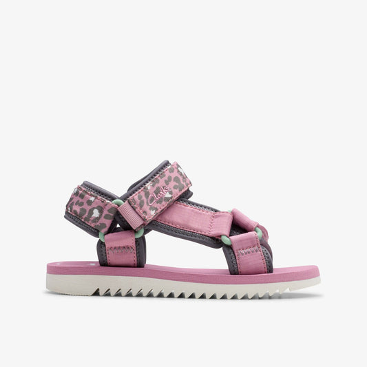 Peak Web Kid Pink / Print | Clarks for sale - Kids