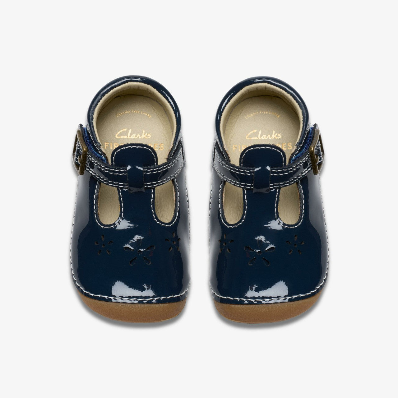 Tiny Skip Toddler Navy Patent | Clarks discount - Kids
