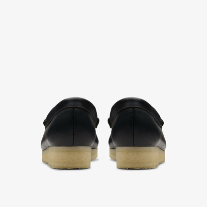 Wallabee Loafer HBIT Black / White Leather | Clarks online - Women