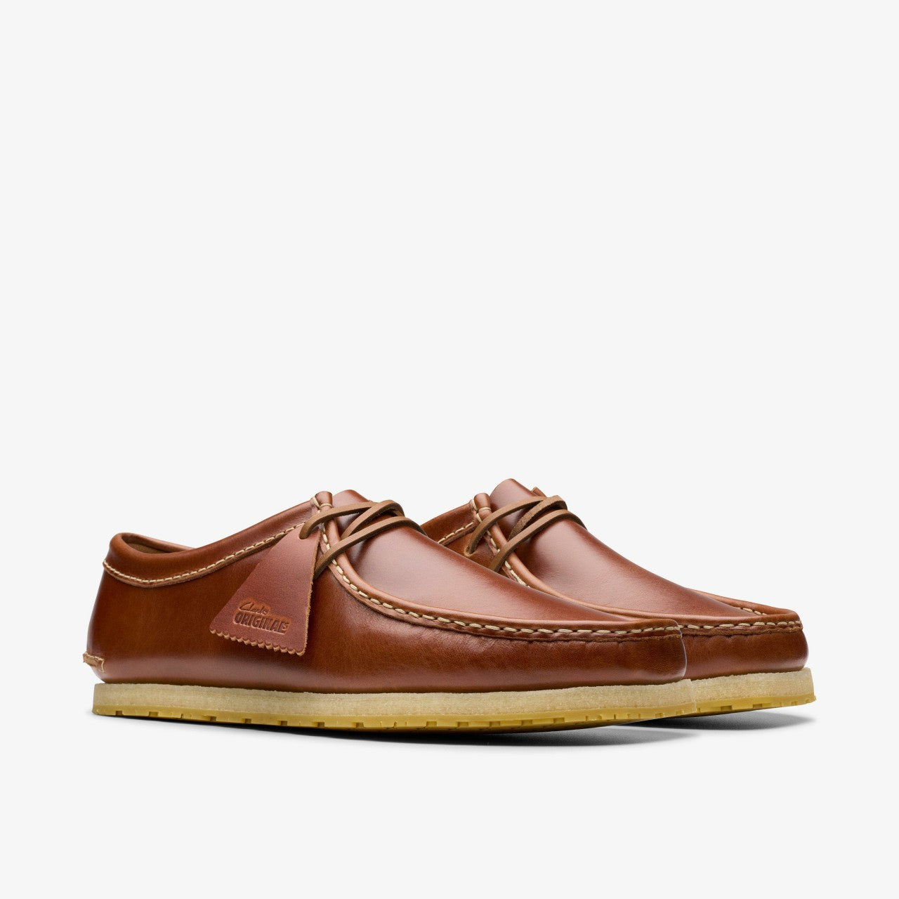 Godney Lace Brown Leather | Clarks discount - Men
