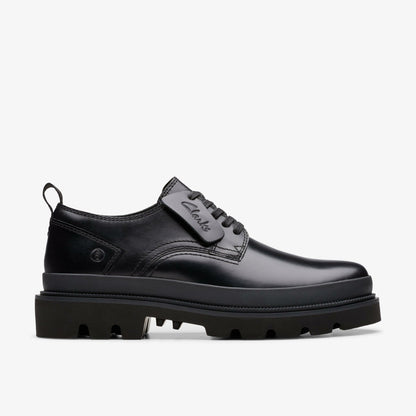 Badell Lace Black Leather | Clarks discount - Men