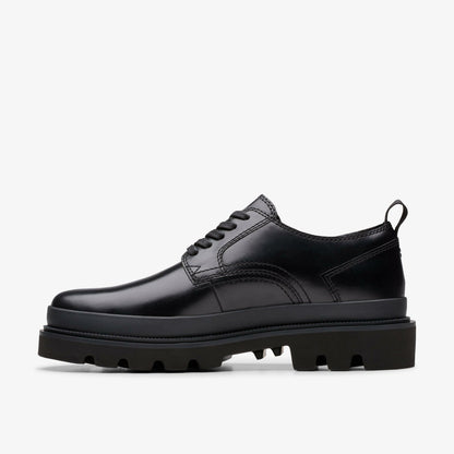 Badell Lace Black Leather | Clarks discount - Men