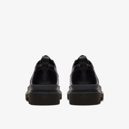 Badell Lace Black Leather | Clarks discount - Men