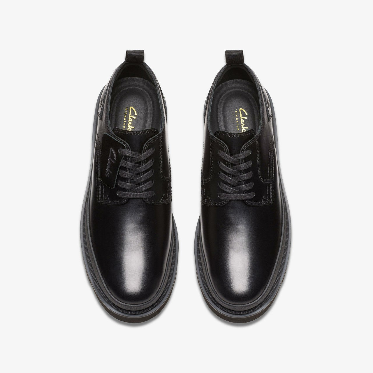 Badell Lace Black Leather | Clarks discount - Men
