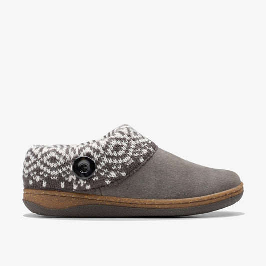 Willowdean Sweater Slippers Dark Grey - US 8880