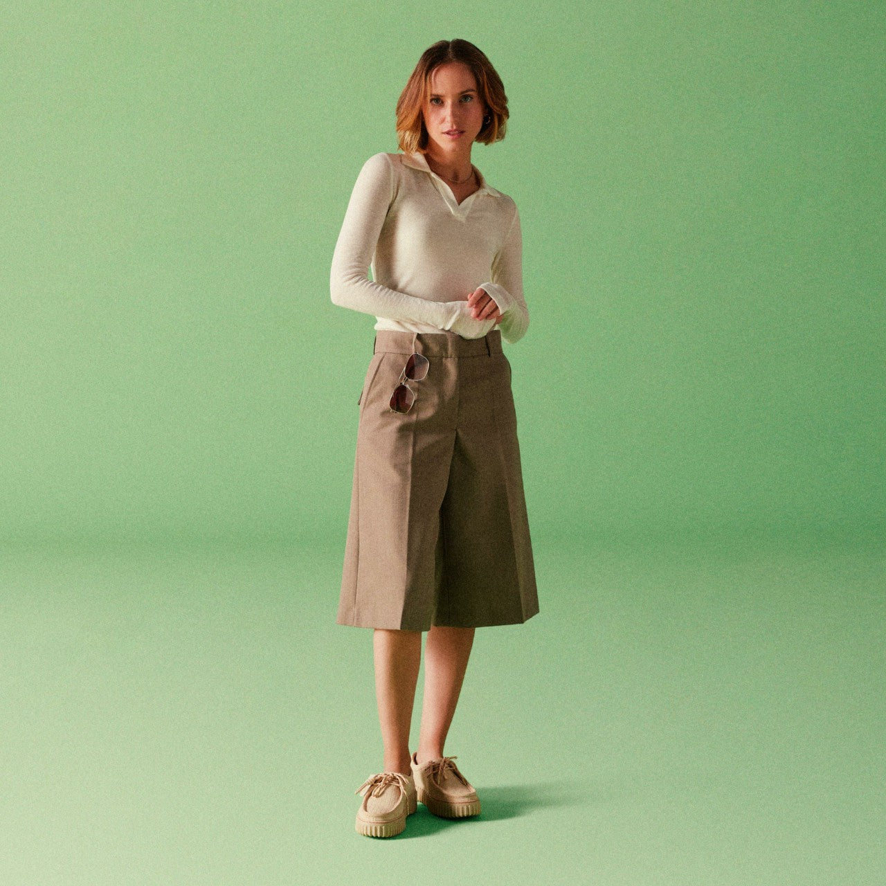 Torhill Bee Ecru Suede | Clarks on Sale - Women