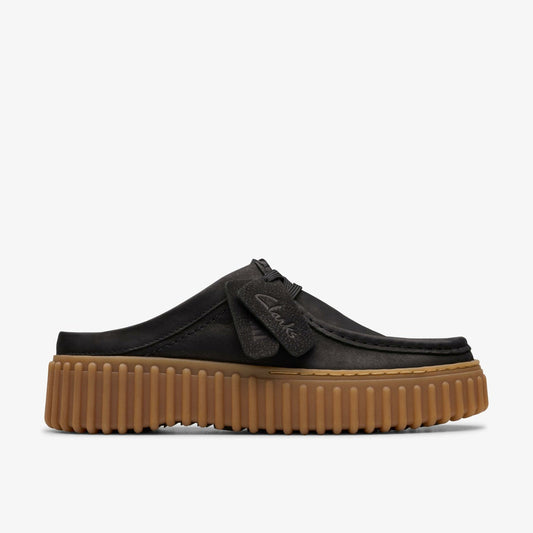 Torhill Mule Black Nubuck | Clarks outlet - Women