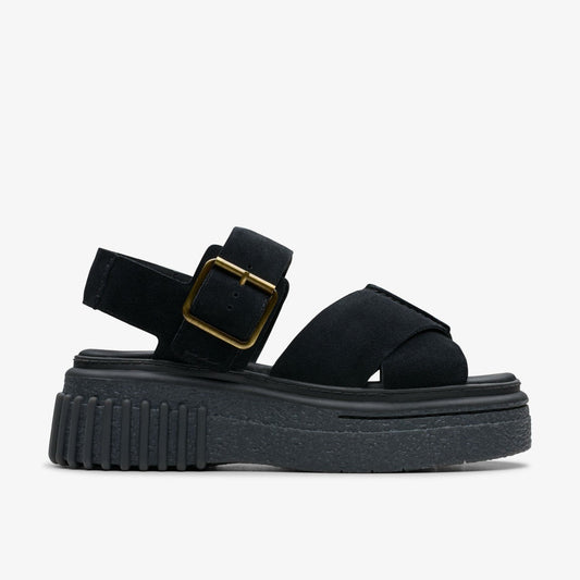 Evamar Wish Black Suede | Clarks outlet - Women