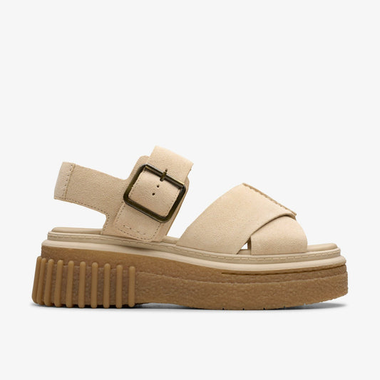 Evamar Wish Ecru Suede | Clarks Sale - Women