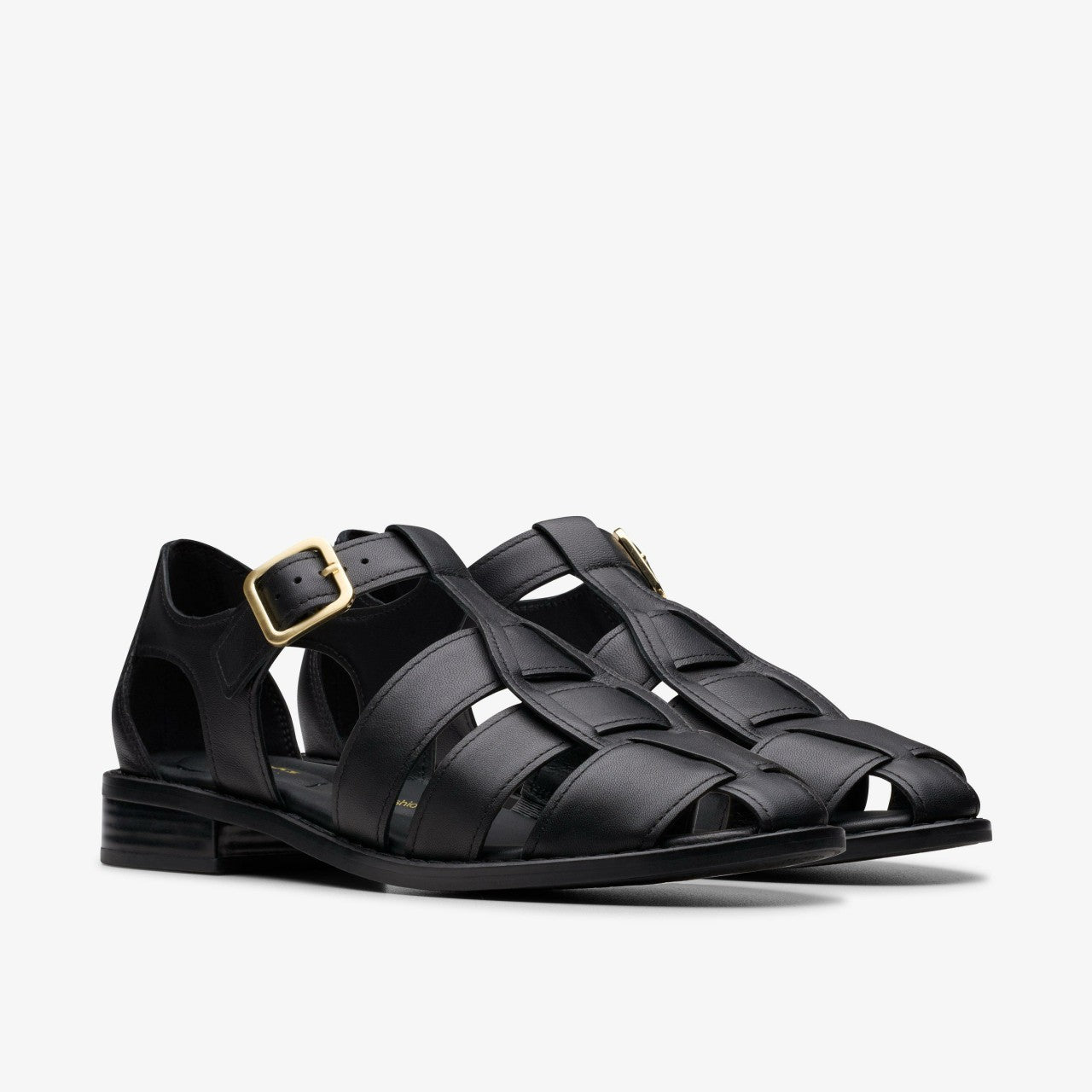 Hana Sun Black Leather | Clarks online - Women