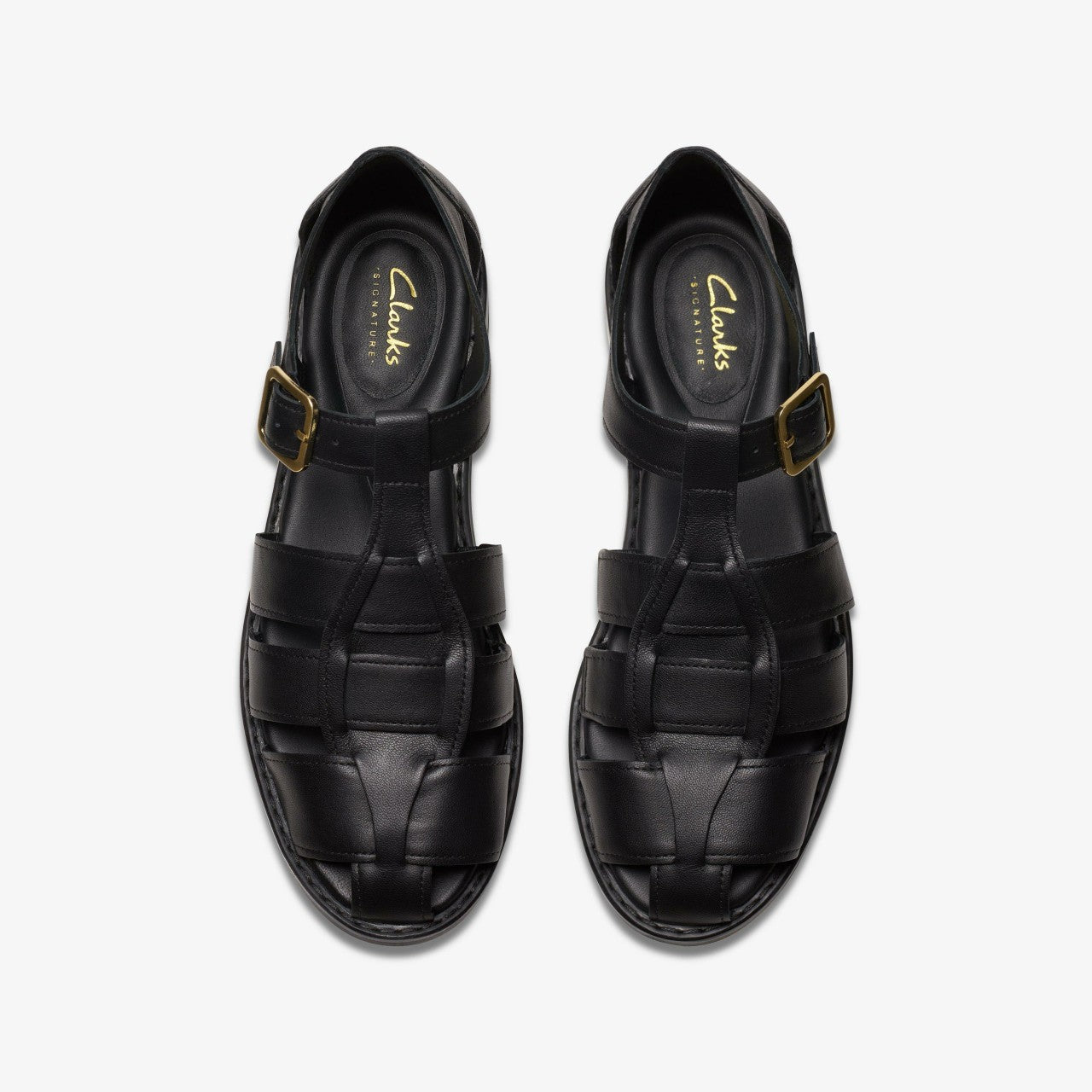 Hana Sun Black Leather | Clarks online - Women