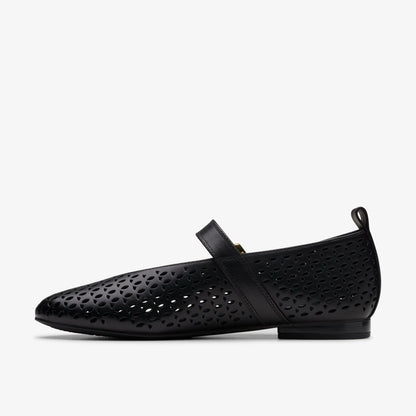 Fawna Jane Black Leather | Clarks on Sale - Women
