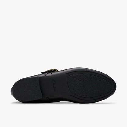Fawna Jane Black Leather | Clarks on Sale - Women