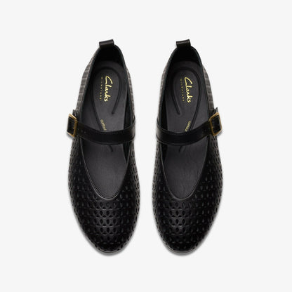 Fawna Jane Black Leather | Clarks on Sale - Women