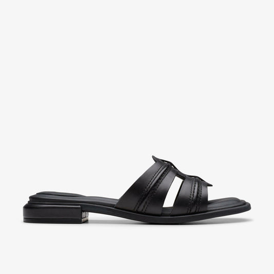 Ariany Mule Black Leather | Clarks on Sale - Women