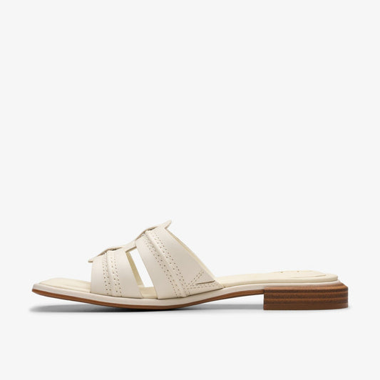 Ariany Mule Cream Leather | Clarks for sale - Women