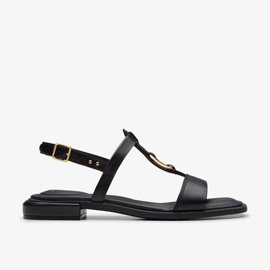 Ariany Sling Black Leather | Clarks outlet - Women