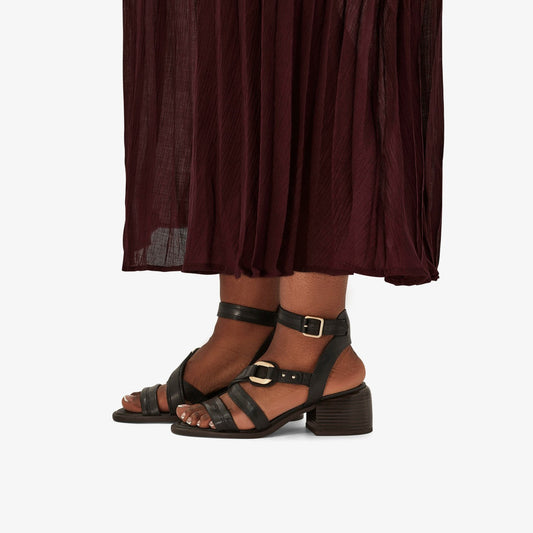 Morwyn Strap Black Leather | Clarks for sale - Women