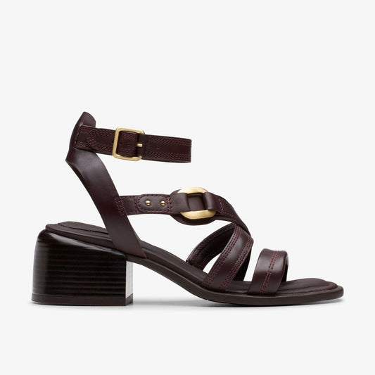 Morwyn Strap Wine Leather | Clarks Sale - Women