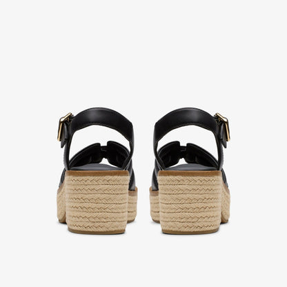 Coledale Strap Black Leather | Clarks discount - Women