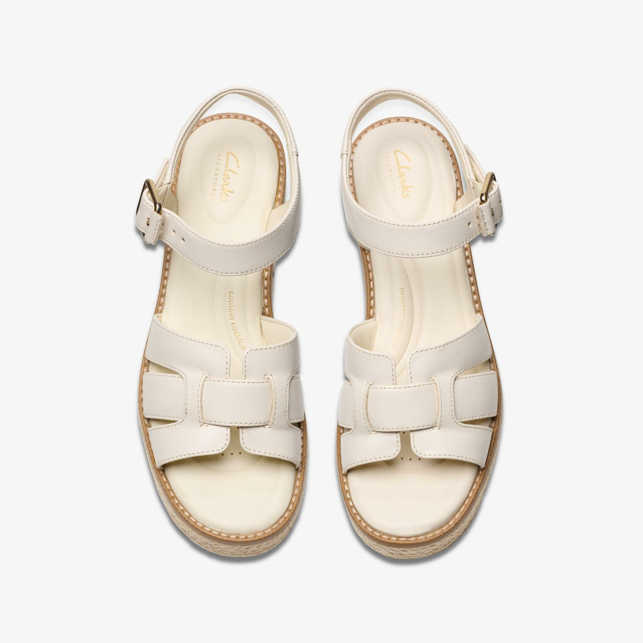 Coledale Strap Cream Leather | Clarks online - Women