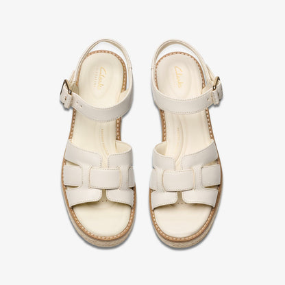 Coledale Strap Cream Leather | Clarks online - Women