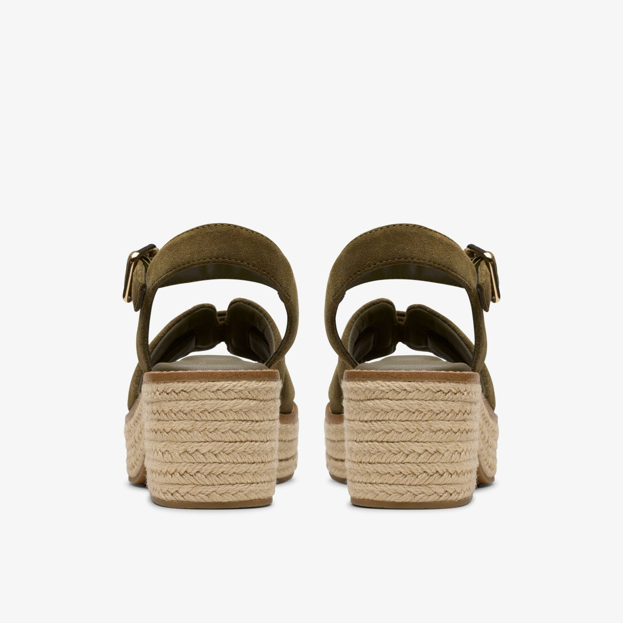 Coledale Strap Dark Olive Suede | Clarks outlet - Women