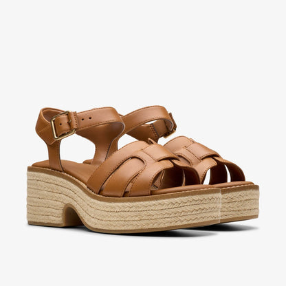 Coledale Strap Tan Leather | Clarks Sale - Women