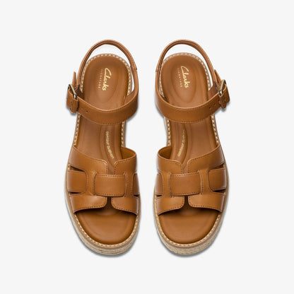 Coledale Strap Tan Leather | Clarks Sale - Women