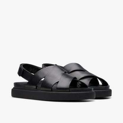 Aristella Sun Black Leather | Clarks for sale - Women