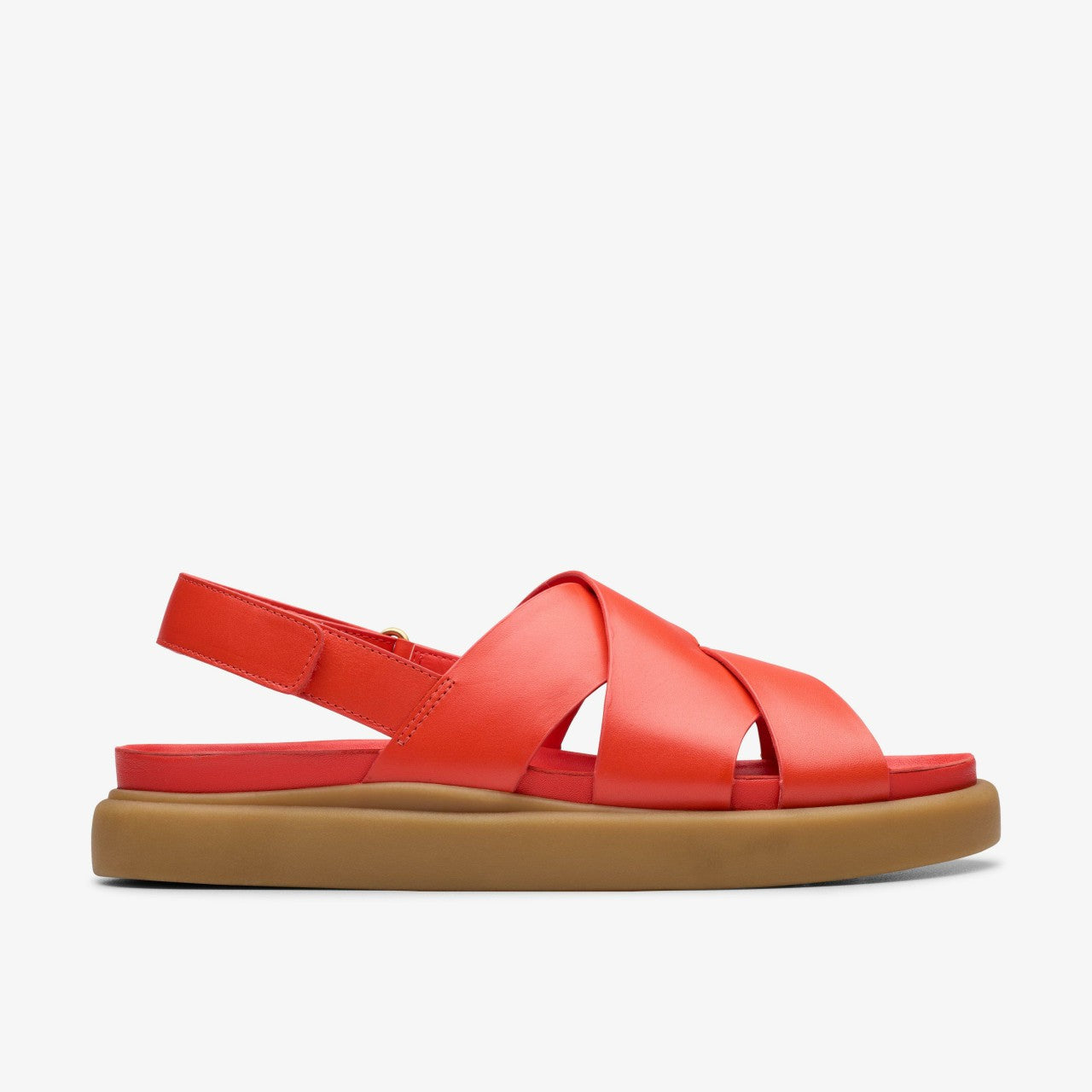 Aristella Sun Bright Red Leather | Clarks outlet - Women