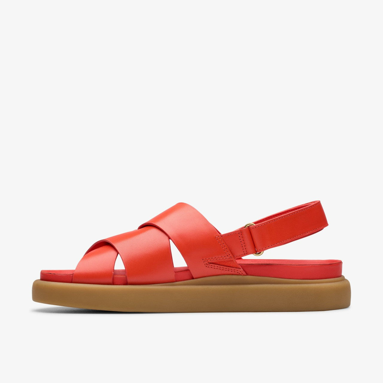 Aristella Sun Bright Red Leather | Clarks outlet - Women