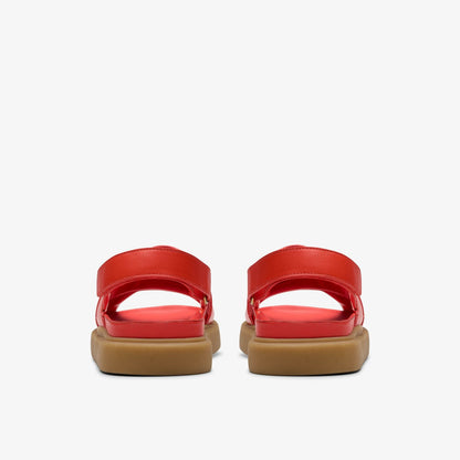 Aristella Sun Bright Red Leather | Clarks outlet - Women