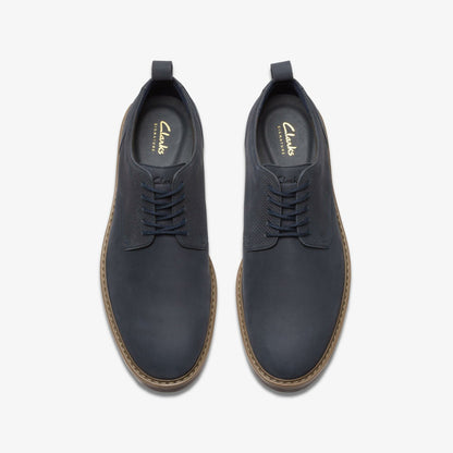 Aldwin Lace Navy Nubuck | Clarks on Sale - Men